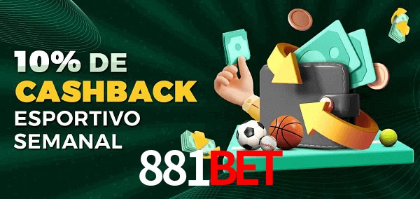 10% de bônus de cashback na 881bet